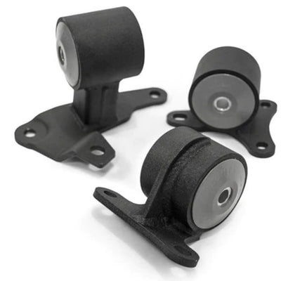 Innovative 90-93 Accord H/F Series Black Steel Mounts 75A Bushings (Auto to Manual)