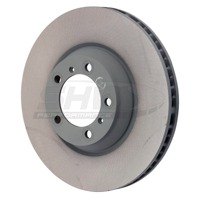 SHW 17-20 Porsche Panamera 4 w/Black Calipers w/o Ceramics Right Front Smooth MB Rotor (971615302)