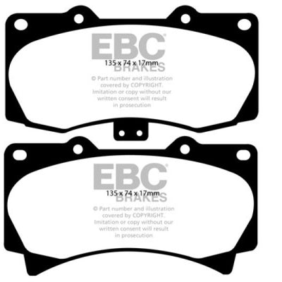 EBC 05-07 Hummer H3 3.5 Yellowstuff Front Brake Pads