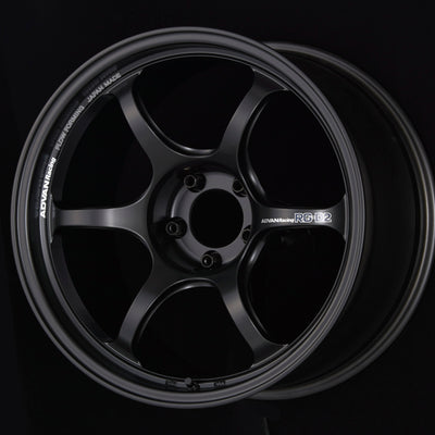 Advan RG-D2 17x7.5 +50 5x100 Semi Gloss Black Wheel