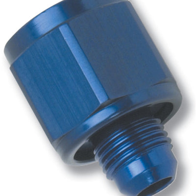 Russell Performance -8 AN Female to -4 AN to Male B-Nut Reducer (Blue)