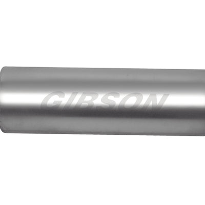 Gibson MWA Superflow Center/Center Round Muffler - 5x10in/2.5in Inlet/2.5in Outlet - Stainless
