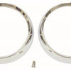 Omix Headlight Bezel Set Chrome 72-86 Jeep CJ Models