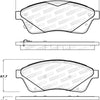 StopTech Street Brake Pads - Front