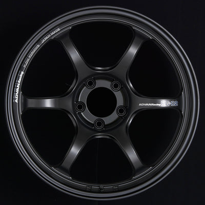 Advan RG-D2 17x7.5 +50 5x100 Semi Gloss Black Wheel