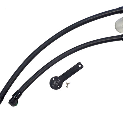 J&amp;L 2021-2024 Ram TRX 6.2L Supercharged Passenger Side Oil Separator 3.0 - Clear Anodized