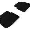 3D MAXpider 2009-2012 BMW 7 Series F01 Kagu 2nd Row Floormats - Black