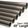 Ticon Industries 2.13in Diameter x 48.0in Length 1mm/.039in Wall Thickness Titanium Tube