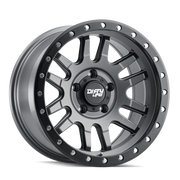 Dirty Life 9309 Canyon Pro 17x9/6x139.7 BP/0mm Offset/106mm Hub Satin Graphite Wheel - Beadlock