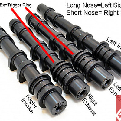 GSC P-D S2 08+ STi 272/272 Billet Left Exhaust Cam Only