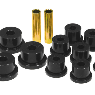 Prothane 85-88 Suzuki Samurai Spring & Shackle Bushings (OEM Shackles) - Black