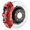 Brembo 08-15 Lancer Evo X Front GT BBK 6 Piston Cast 380x32 2pc Rotor Slotted Type-3-Red