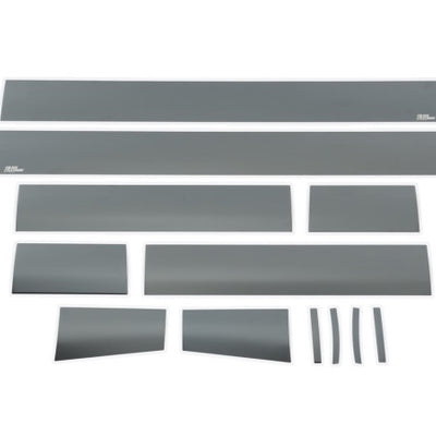 Putco 07-13 GMC Sierra Extended Cab 5.5ft Box - 6in Wide - 12pcs Black Platinum Rocker Panels