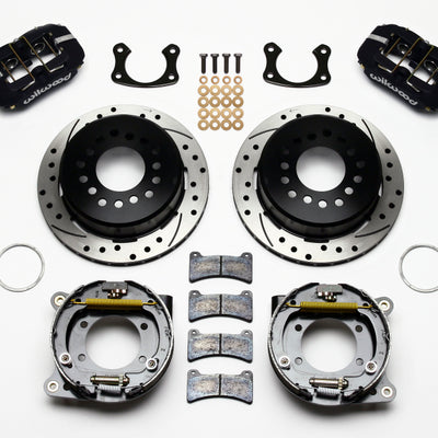 Wilwood Dynapro Low-Profile 11.00in P-Brake Kit Drilled New Big Ford 2.50in Off Staggered Mount