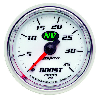 Autometer NV 52mm 0-35 PSI Boost Mechanical Gauge