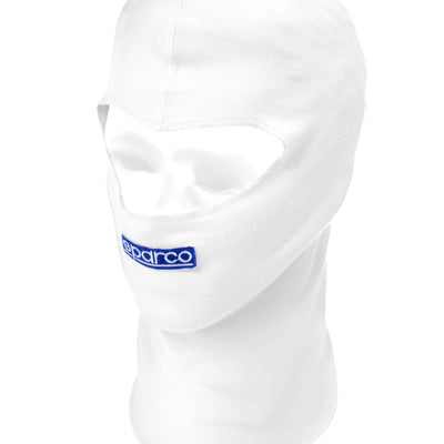 Sparco Head Hood 100 Percent Cotton White