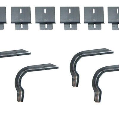 Lund 97-04 Ford F-150 SuperCab EZ Running Board Mounting Bracket Kit - Brite