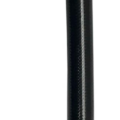 Fragola -10AN Ext Black PTFE Hose Assembly Straight x 45 Degree 36in