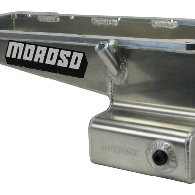 Moroso Hemi Gen 3 5.7/6.1/6.4L (w/Front Sump K-Members) Road Race Wet Sump 11qt 7-3/5in Alum Oil Pan