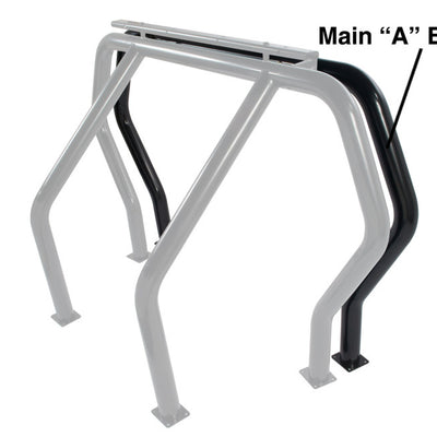 Go Rhino RHINO Bed Bar - Front Main A bar - Black