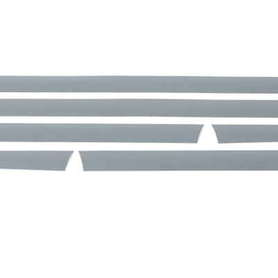 Putco 15-20 Ford F-150 Reg Cab 8ft Long Box (4.25in Tall - 10pcs) Black Platinum Rocker Panels