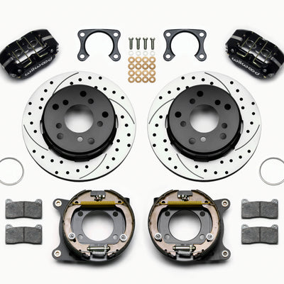 Wilwood Dynapro Lug Mount P/S Park Brake Kit Drilled Big Ford 2.00in Off Bronco 5 x 5.50