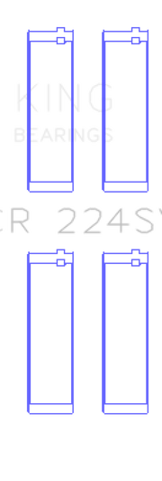 King Engine Bearings BMW S65B40A/S85B50A Connecting Rod Bearing Set (Set of 2) - Size STD