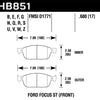 Hawk 15-16 Ford Focus ST Blue 9012 Race Front Brake Pads