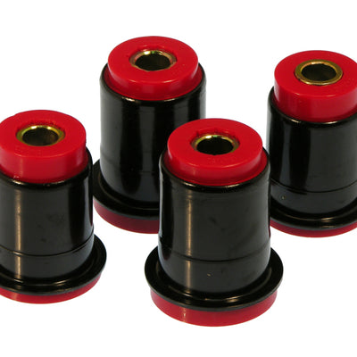 Prothane 79-93 Ford Mustang Front Control Arm Bushings w/ Shell - Red