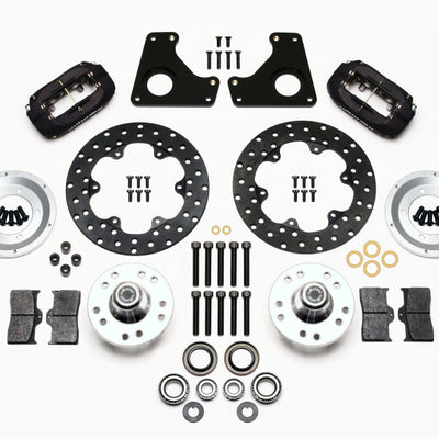 Wilwood Forged Dynalite Front Drag Kit Drilled Rotor 79-87 GM G Body