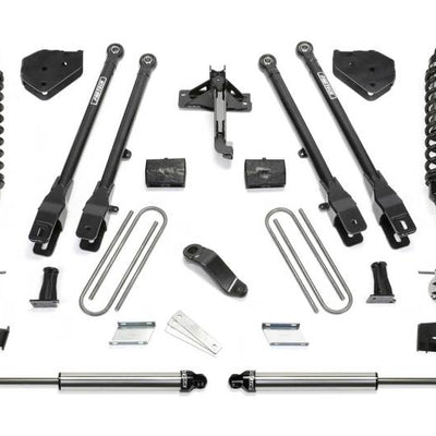 Fabtech 17-21 Ford F250/F350 4WD Diesel 6in 4Link Sys w/2.5 & 2.25