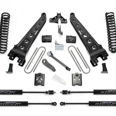 Fabtech 05-07 Ford F250 4WD w/Factory Overload 6in Rad Arm Sys w/Coils & Stealth