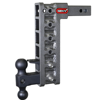Gen-Y Mega Duty 2in Shank 12.5in Drop 10K Hitch w/GH-031 Dual-Ball/GH-032 Pintle Lock