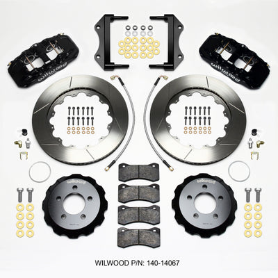 Wilwood AERO6 Front Hat Kit 14.25 2014-Up Challenger w/Lines