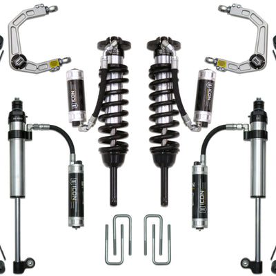ICON 05-15 Toyota Tacoma 0-3.5in/16-17 Toyota Tacoma 0-2.75in Stage 9 Suspension System w/Billet Uca