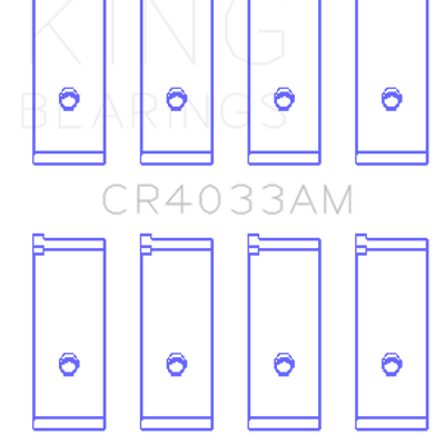 King Acura SOHC 16 Valve/Honda SOHC 16 Valve/DOHC 16 Valve Rod Bearing Set - Size STD