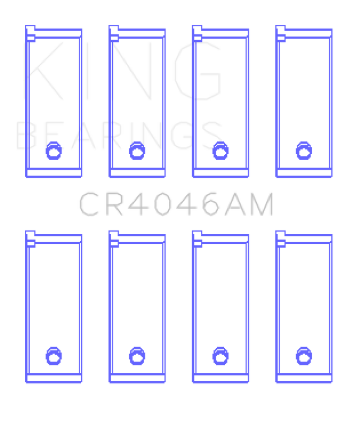 King Engine Bearings Acura D16A1 (Size STD) Rod Bearing Set (Size +0.75)