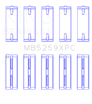 King Honda A-Series/B-Series/K-Series pMaxKote Performance Main Bearing Set - Size STD