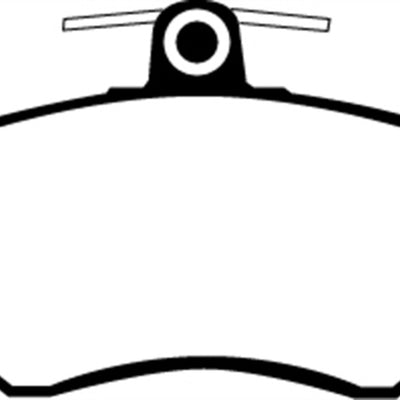 EBC 97-02 Volkswagen Cabriolet 2.0 Redstuff Front Brake Pads