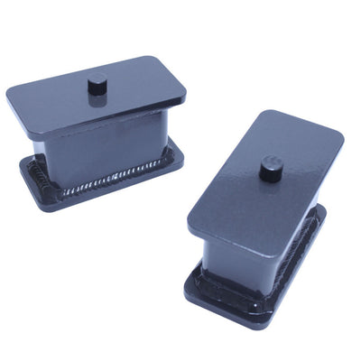 MaxTrac 07-18 GM C/K1500 2WD/4WD 4in Rear Fabricated Steel Lift Blocks