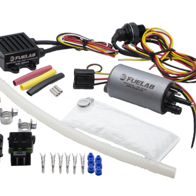 Fuelab 253 In-Tank Brushless Fuel Pump Kit w/9mm Barb & 6mm Siphon/72002/74101/Pre-Filter - 350 LPH