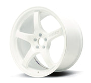 Gram Lights 57CR 18x9.5 +12 5x114.3 Ceramic Pearl Wheel