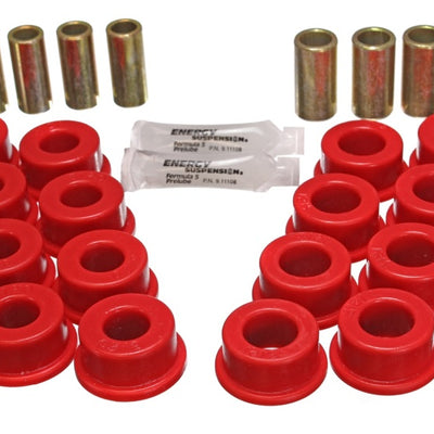 Energy Suspension 84-95 Chevy Corvette Red Rear End Control Arm Bushing Set