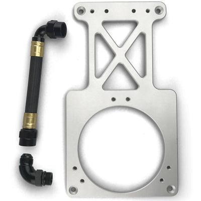 Fuelab Fuel Surge Tank Upgrade Kit (Bracket/Hardware/Hose Assembly/90 Degree Fitting) - 290mm System