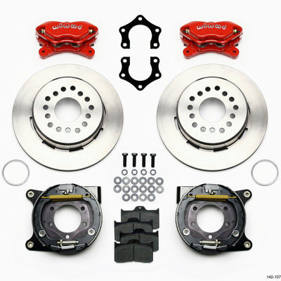 Wilwood Forged Dynalite P/S Park Brake Kit Mopar/Dana 2.50in Off w/Snap Ring Bearing