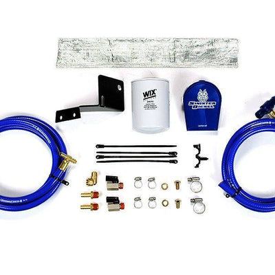 Sinister Diesel 03-09 Ford 6.0L E-Series Van Coolant Filter System w/ Wix Filter
