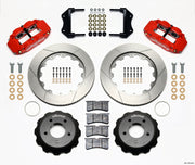 Wilwood Narrow Superlite 6R Front Hat Kit 14.00in Red 84-87 Corvette C4