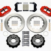 Wilwood Narrow Superlite 6R Front Hat Kit 14.00in Red 84-87 Corvette C4