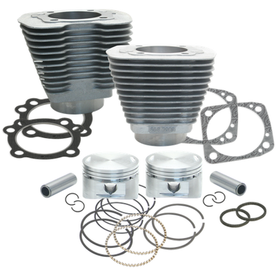 S&S Cycle 84-99 BT 88in 3 5/8in Big Bore Cylinder & Piston Kit - Natural