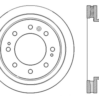 StopTech Slotted & Drilled Sport Brake Rotor